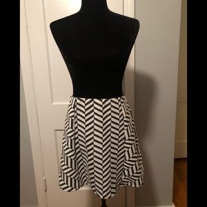 Stitch Fix A-Line Geometric Skirt